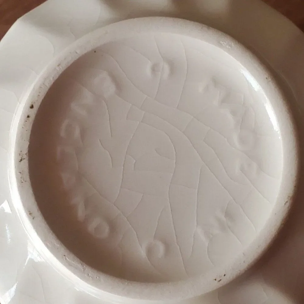 Briar Rose by Churchill Flat Cup & Saucer Set  Staffordshire England